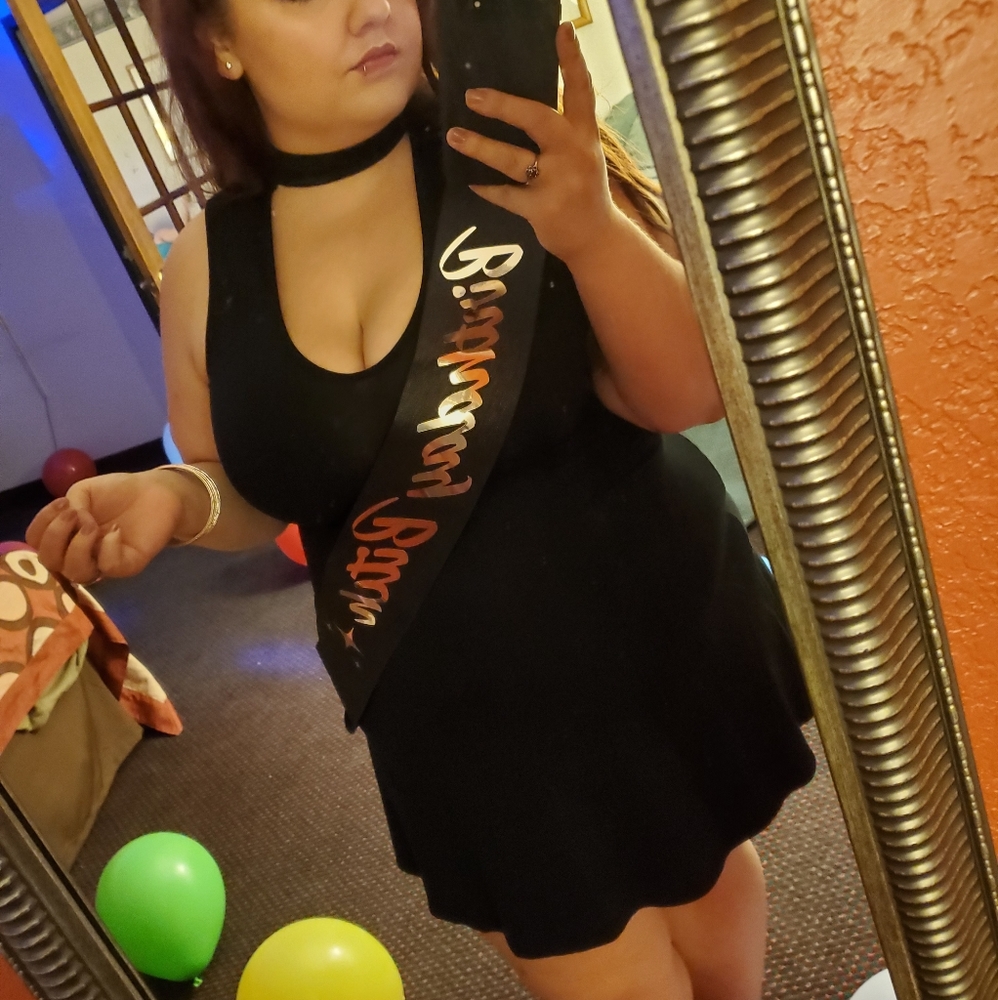 Express little black dress